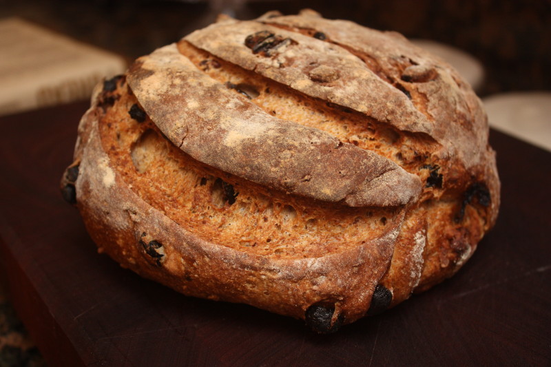 Raisin Pecan Country Loaf from Bread Bible