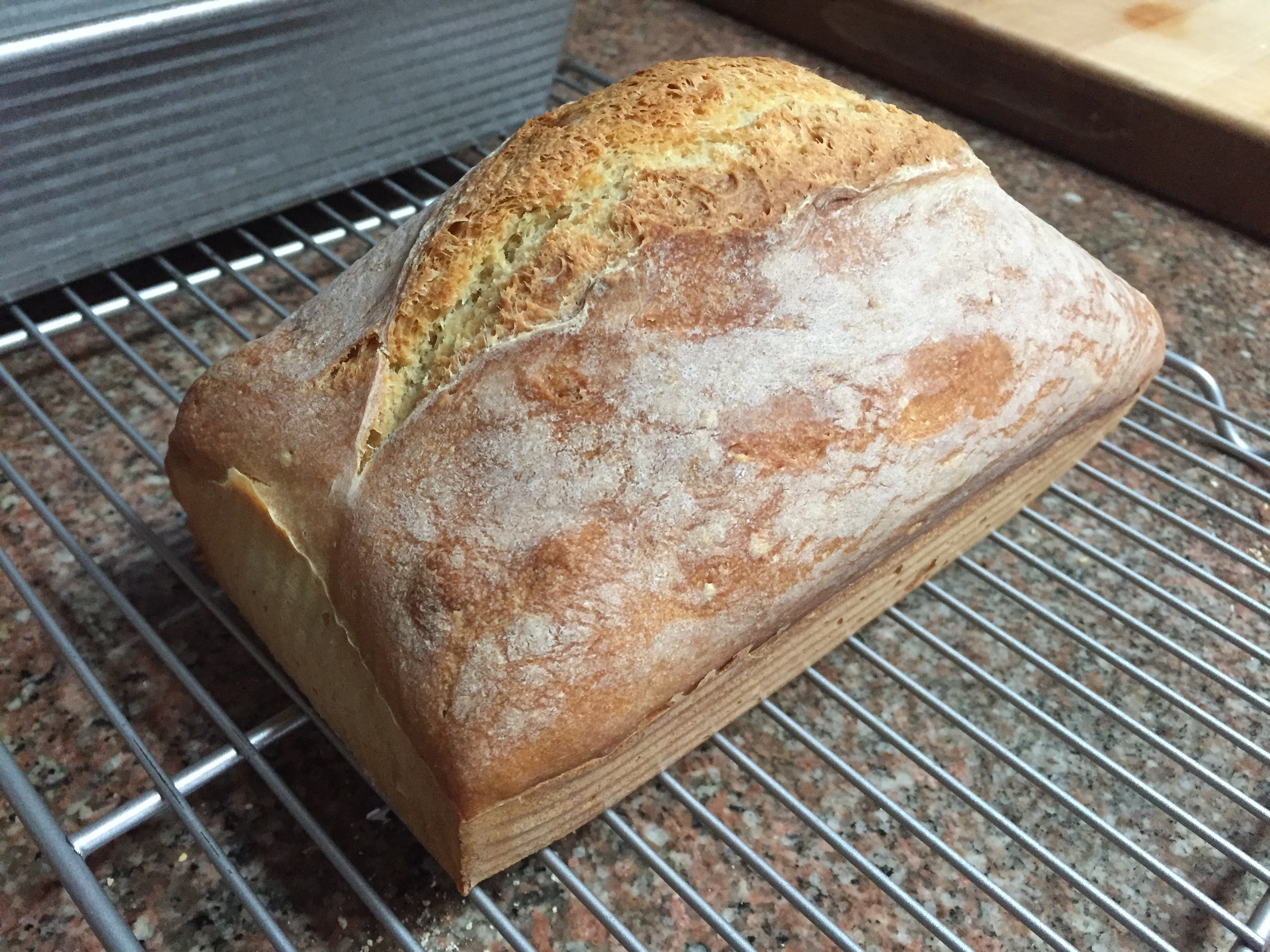 Sourdough English muffin bread